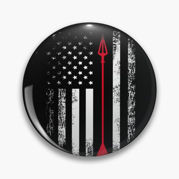 Item preview, Vintage USA Red White  Archery Arrow American Flag designed and sold by RichardxBen.