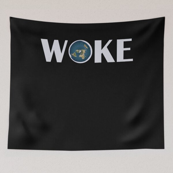 Item preview, Woke Flat Earth Society Planet designed and sold by RichardxBen.