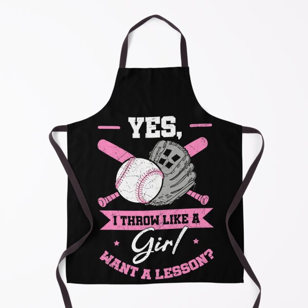Item preview, Yes I Throw Like A Girl Want A Lesson Baseball Softball Gift designed and sold by RichardxBen.