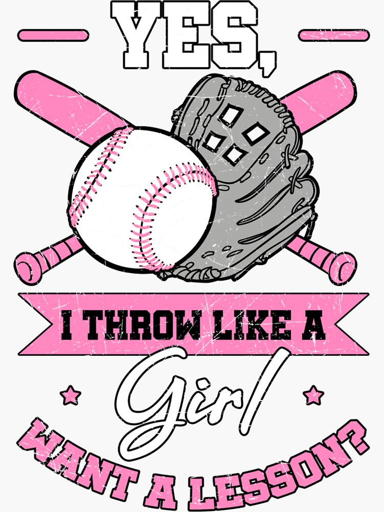 Yes I Throw Like A Girl Want A Lesson T-Shirt Softball Gift Yes I Throw Like A Girl Want A Lesson T-Shirt Softball Gift