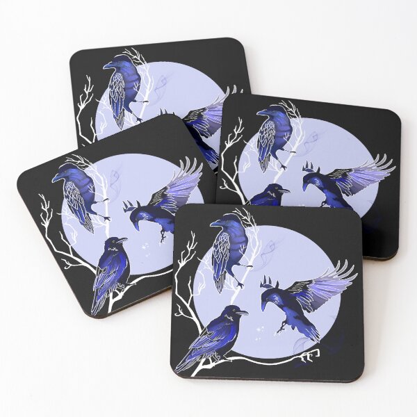 Item preview, The Three Ravens designed and sold by witchlingart.