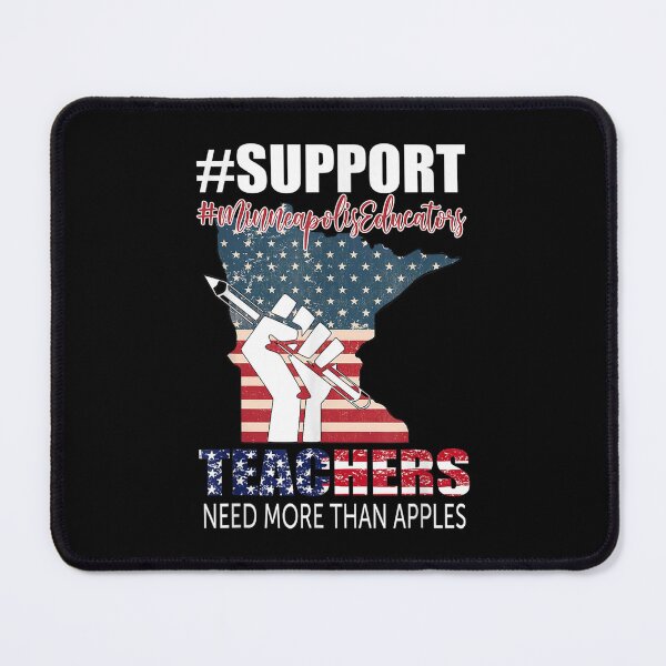 Item preview, Fun Teacher Walkout I Support Minneapolis Educators Us Flag  designed and sold by doriaali.