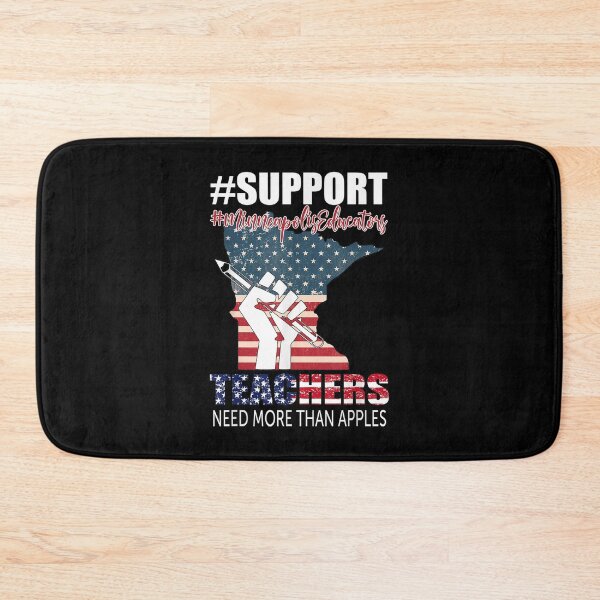 Item preview, Fun Teacher Walkout I Support Minneapolis Educators Us Flag  designed and sold by doriaali.