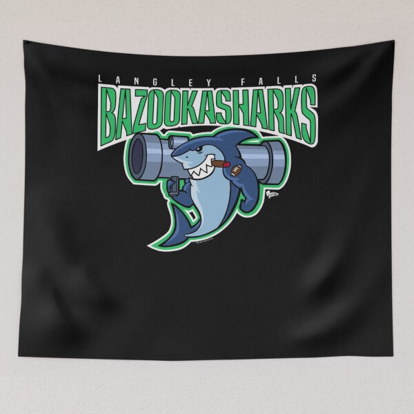 Item preview, American Dad Bazooka Sharks Logo Essential designed and sold by ElviaGarcia2.