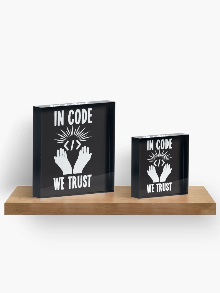 Thumbnail 3 of 5, Acrylic Block, Coder Coding Computer Science Developer Internet Debugging designed and sold by TomGiantDesigns.