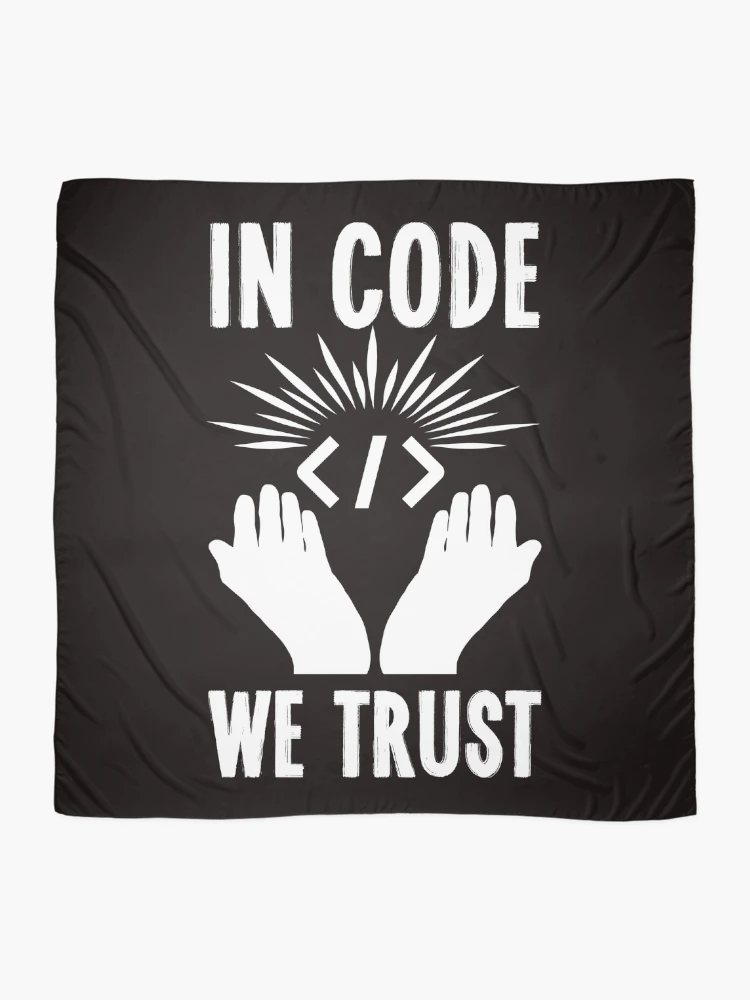 Thumbnail 2 of 3, Scarf, Coder Coding Computer Science Developer Internet Debugging designed and sold by TomGiantDesigns.