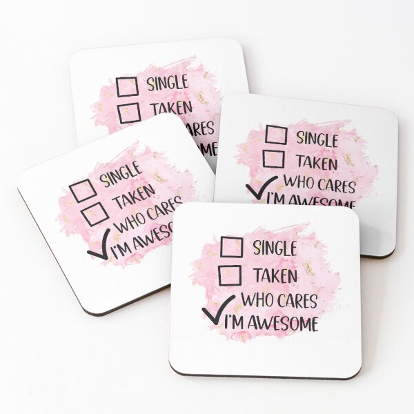Item preview, Single Taken Who cares I'm awesome,Mom Gift designed and sold by Designista436.