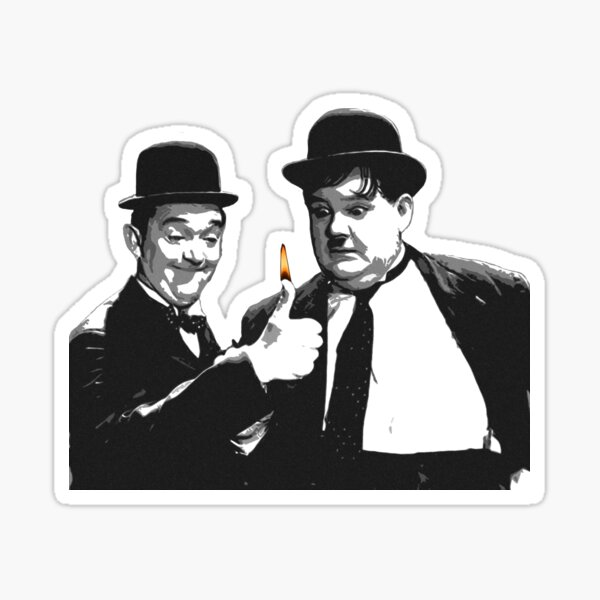 Laurel & Hardy Sticker