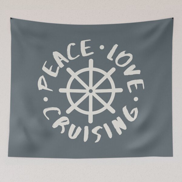 Item preview, Peace Love Cruising - Ocean Sea designed and sold by ViewerEqualsPhoton.