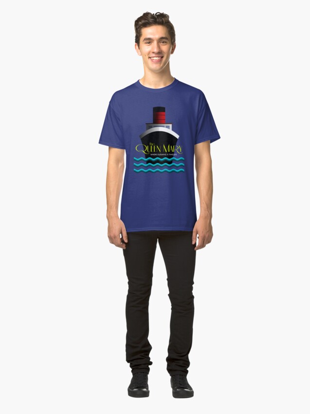 Alternate view of The Queen Mary - Where Elegance Is Timeless Classic T-Shirt