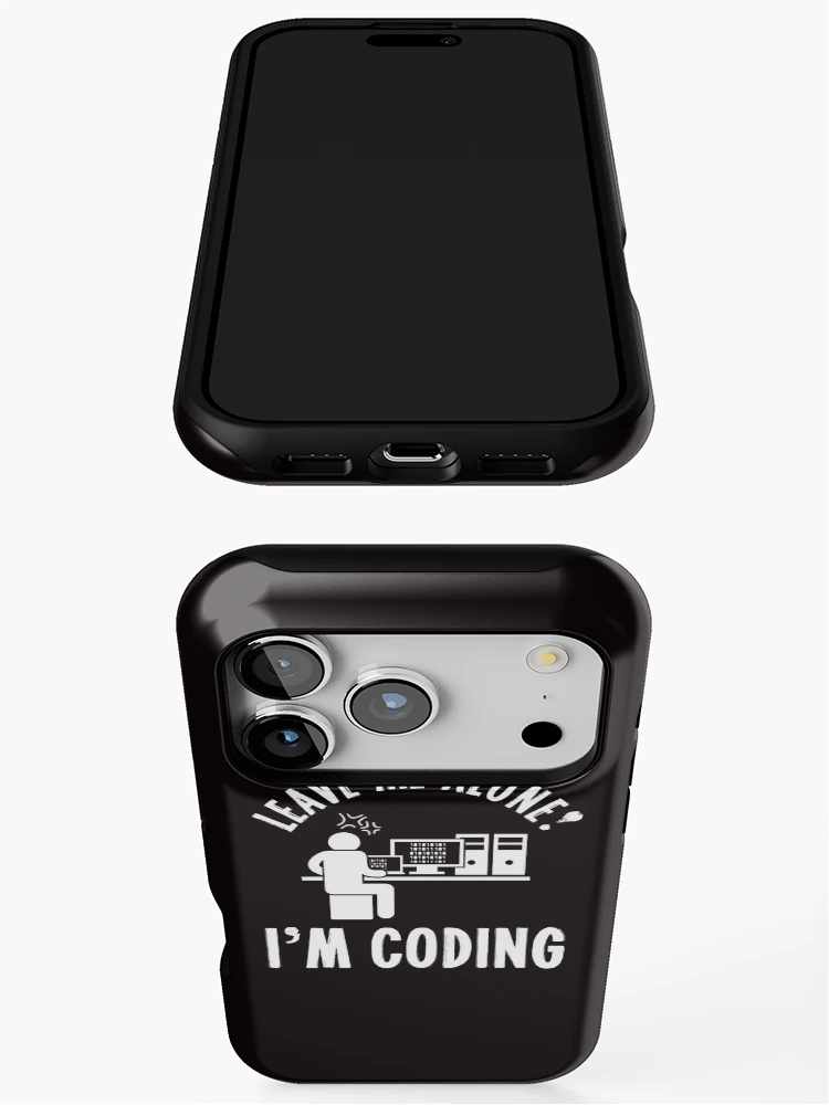 Thumbnail 3 of 4, iPhone Case, Coder Programmer Software Debugging Coding Computer Science designed and sold by TomGiantDesigns.