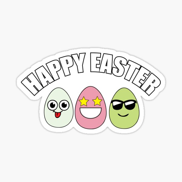 Easter Emoji Stickers for Sale