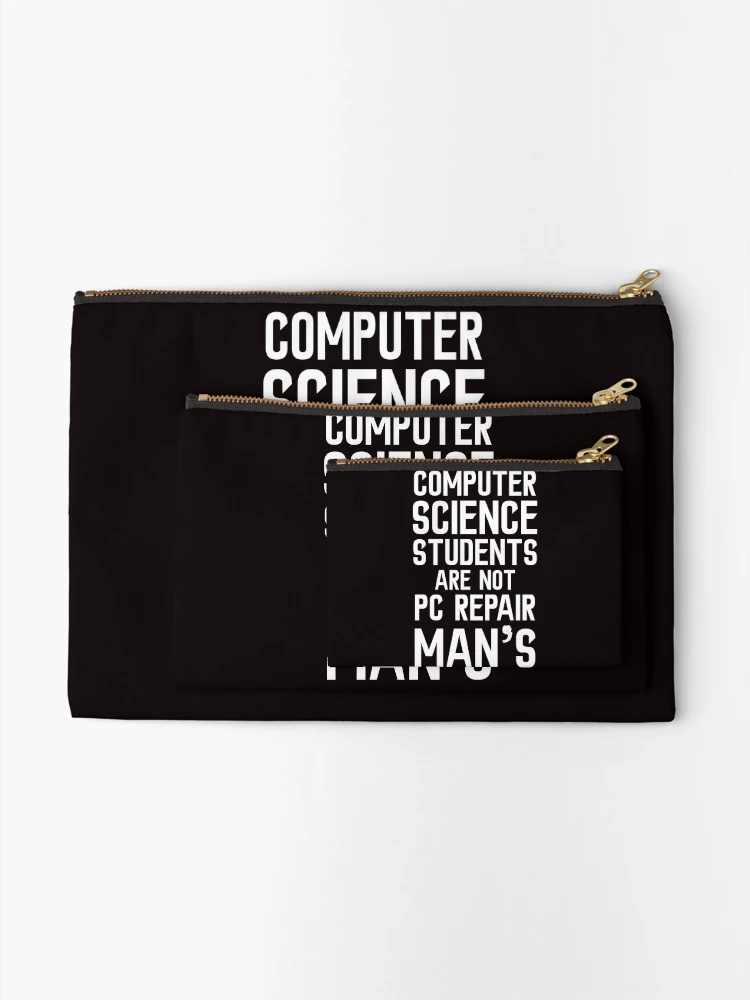 Thumbnail 2 of 4, Zipper Pouch, Computer Science Student Coder Developer Programmer Software designed and sold by TomGiantDesigns.