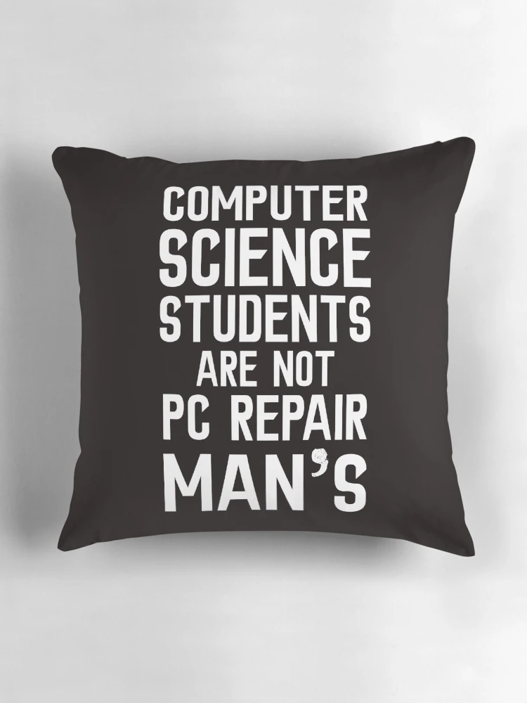 Thumbnail 3 of 4, Pillow, Computer Science Student Coder Developer Programmer Software designed and sold by TomGiantDesigns.