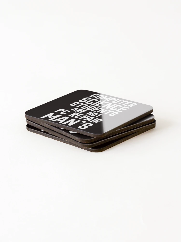 Thumbnail 4 of 5, Coasters (Set of 4), Computer Science Student Coder Developer Programmer Software designed and sold by TomGiantDesigns.
