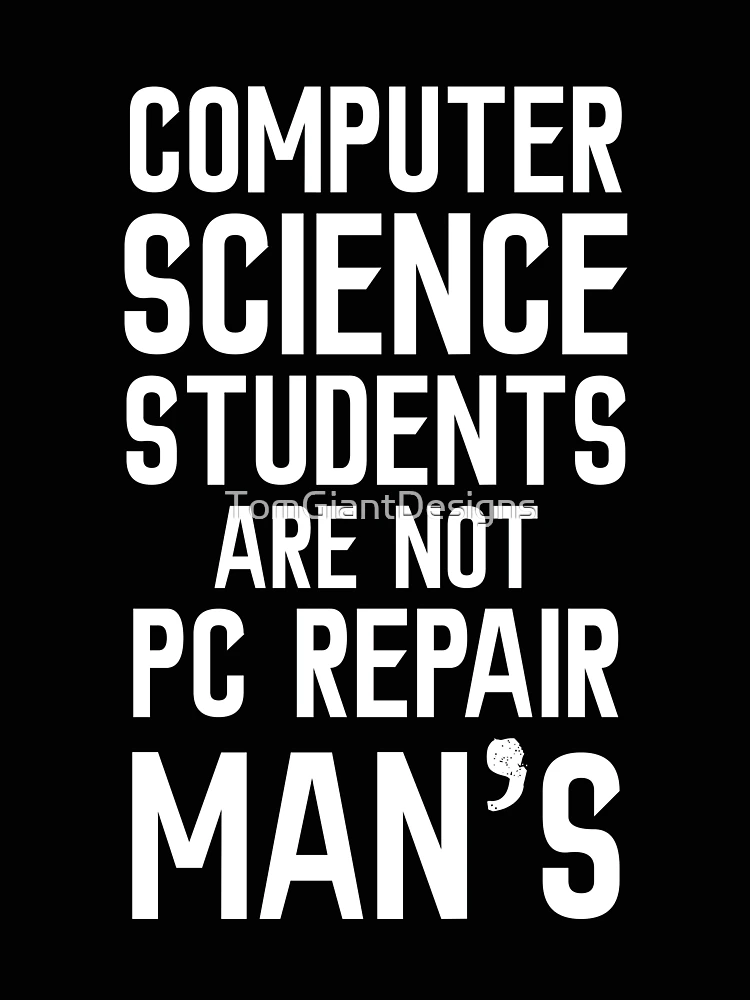 Thumbnail 4 of 4, Relaxed T-Shirt, Computer Science Student Coder Developer Programmer Software designed and sold by TomGiantDesigns.