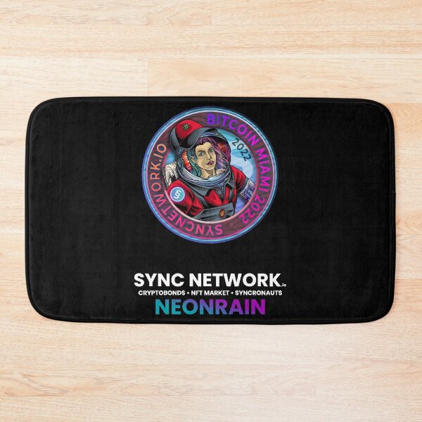 Item preview, Bitcoin Miami 2022 Sync Network Neonrain designed and sold by Michael-Holland.