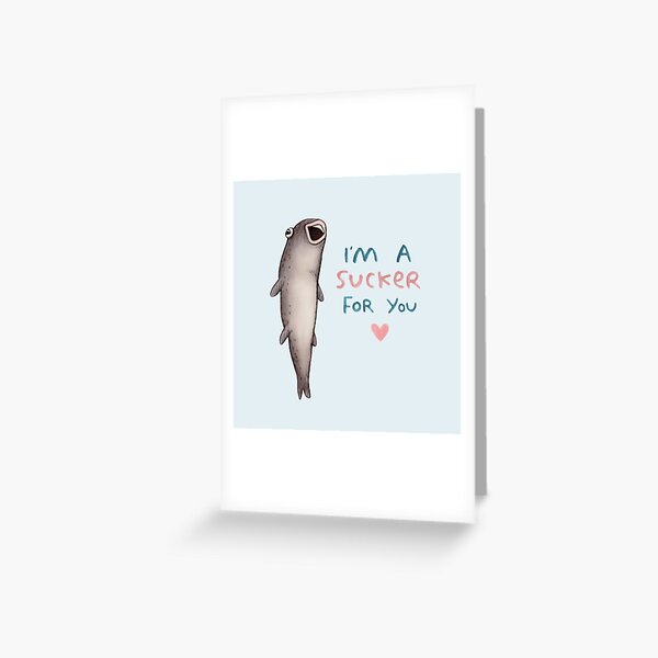 Suckerfish Greeting Card