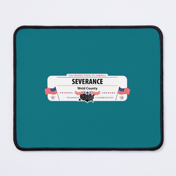 Item preview, Severance, Weld County, Colorado With USA American Flags designed and sold by NickyKatt.