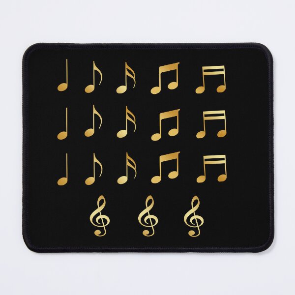 Item preview, Golden Music Notes designed and sold by Adel Qasem.