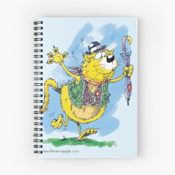 Item preview, Cat with umbrella  designed and sold by stevesartshop.