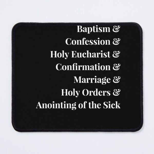 Item preview, Catholic Sacraments List designed and sold by ThirdFall.