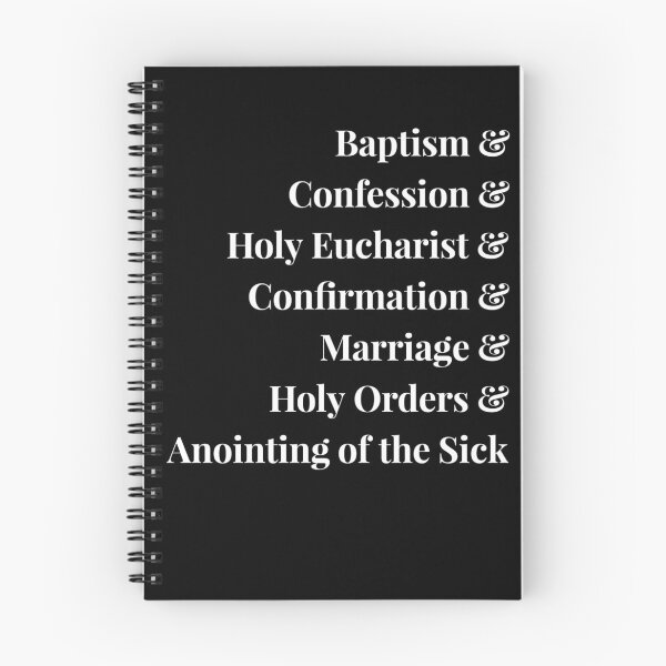 Item preview, Catholic Sacraments List designed and sold by ThirdFall.