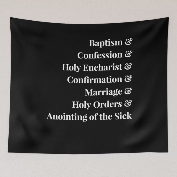 Item preview, Catholic Sacraments List designed and sold by ThirdFall.