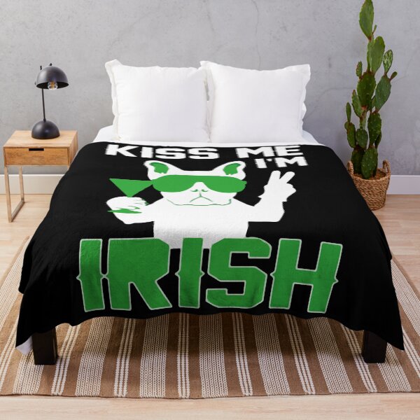 Item preview, Kiss Me, I&x27;m Irish, Saint Patrick&x27;s Day Boston Terrier Essential T-Shirt designed and sold by RykCVanderpol8.