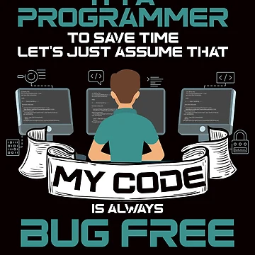 Artwork thumbnail, Programmer Coder Debugging Software Computer Science Coding by TomGiantDesigns