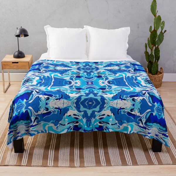 Item preview, Blue Abstract Painting designed and sold by Creative-Voyage.
