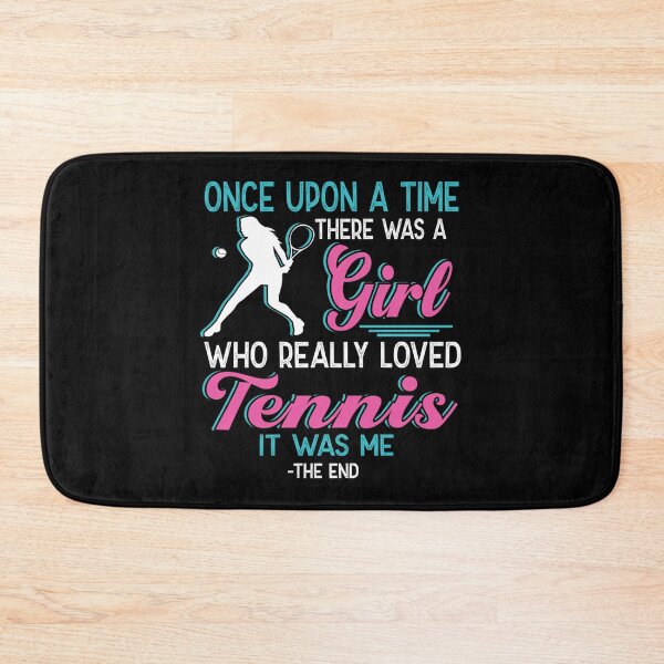 Item preview, One Upon A Time There Was A Girl Who Really Loved Tennis Sticker designed and sold by samirdari7.