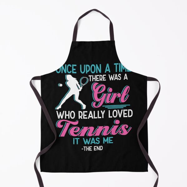Item preview, One Upon A Time There Was A Girl Who Really Loved Tennis Sticker designed and sold by samirdari7.