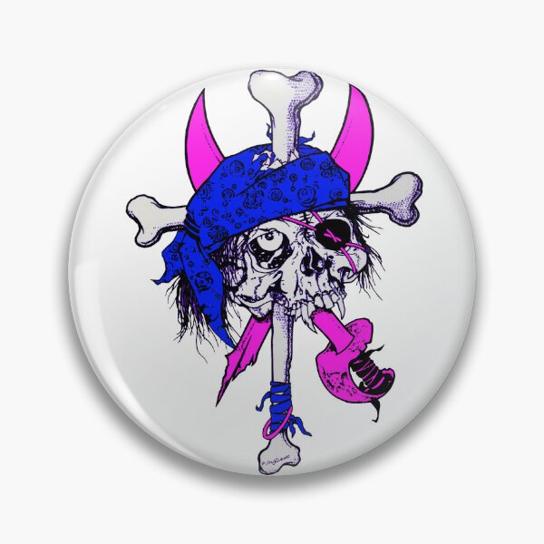 Item preview, Zorlac Pushead Pirate Skull Alt 5 designed and sold by Pus Fan.