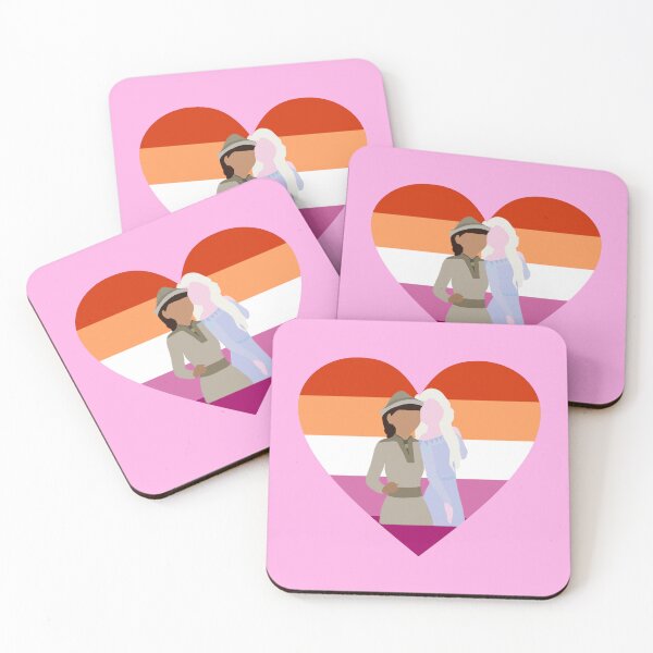 Item preview, Lesbian pride flag Elsamaren heart designed and sold by gaygaygayyy.