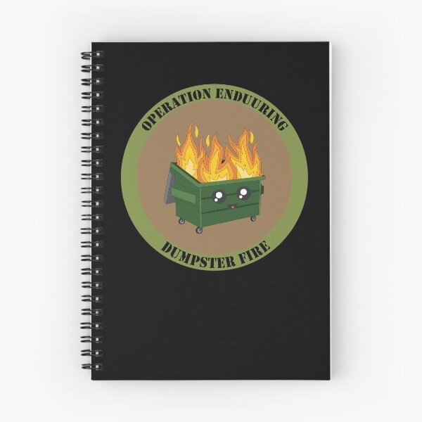 Item preview, Operation Enduring Dumpster Fire Patch designed and sold by HootenannyGear.