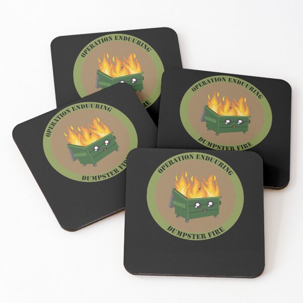 Item preview, Operation Enduring Dumpster Fire Patch designed and sold by HootenannyGear.