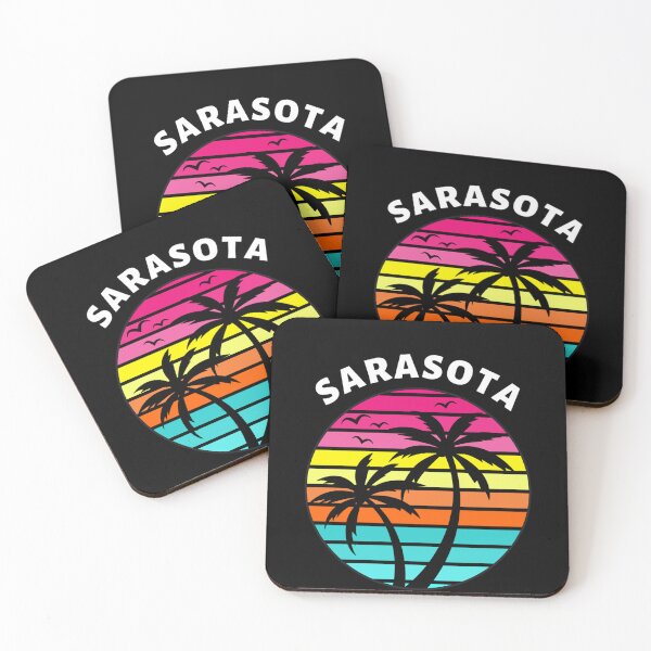 Item preview, Sarasota, Florida, puesta de sol, palmeras, vacaciones familiares designed and sold by maximjki.