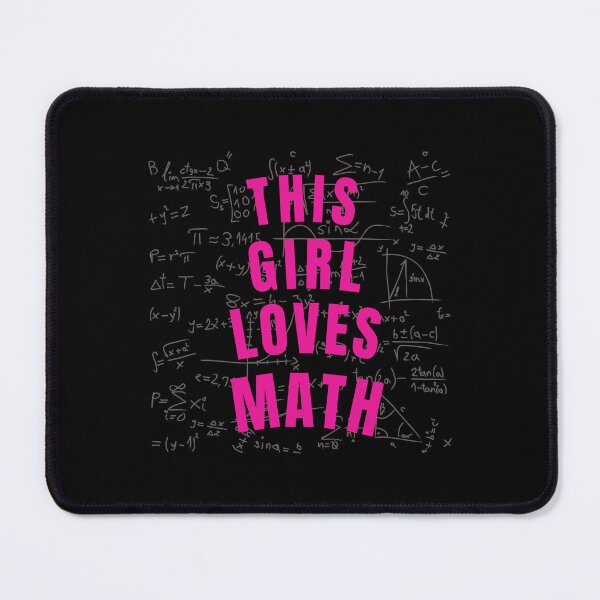 Item preview, THIS GIRL LOVES MATH designed and sold by BronikowskiART.