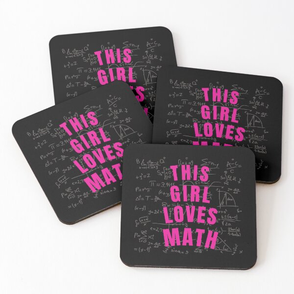 Item preview, THIS GIRL LOVES MATH  designed and sold by BronikowskiART.