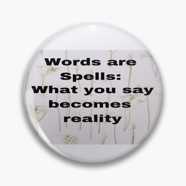 Item preview, Copy of Words are Spells: what you say becomes reality. Manifesting my tomorrow designed and sold by Victornewyork.