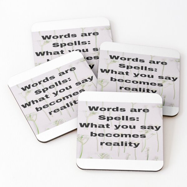 Item preview, Copy of Words are Spells: what you say becomes reality. Manifesting my tomorrow designed and sold by Victornewyork.