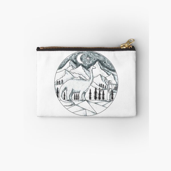 Item preview, Brontosaurus Astronaut Mountains Tattoo designed and sold by patrimonio.
