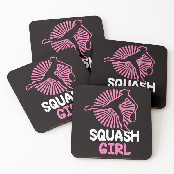 Item preview, Squash Girl Player Court Ball Sports Racket Indoor Tennis designed and sold by TomGiantDesigns.