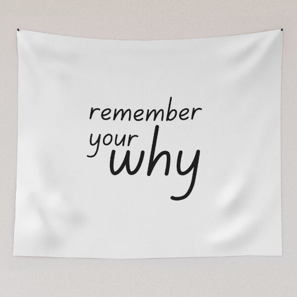 Item preview, remember your why designed and sold by Magicalair.