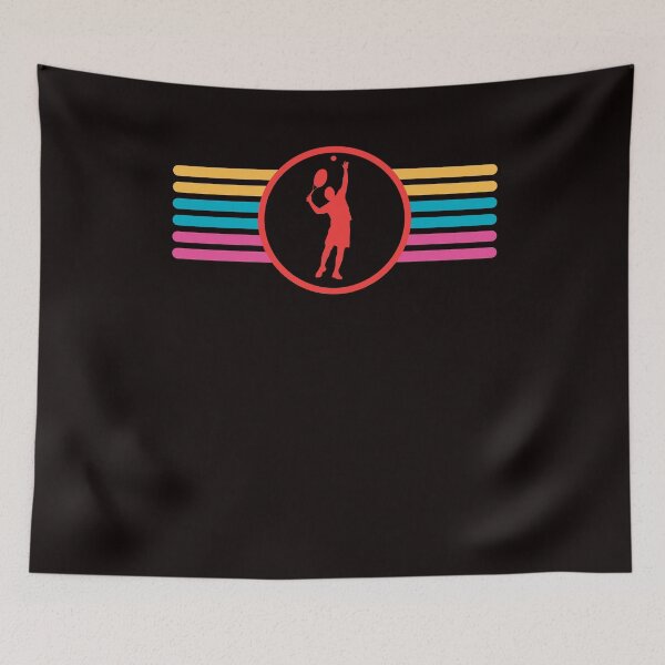 Item preview, Retro Squash Player Ball Sports Court Racket Indoor Trainer designed and sold by TomGiantDesigns.