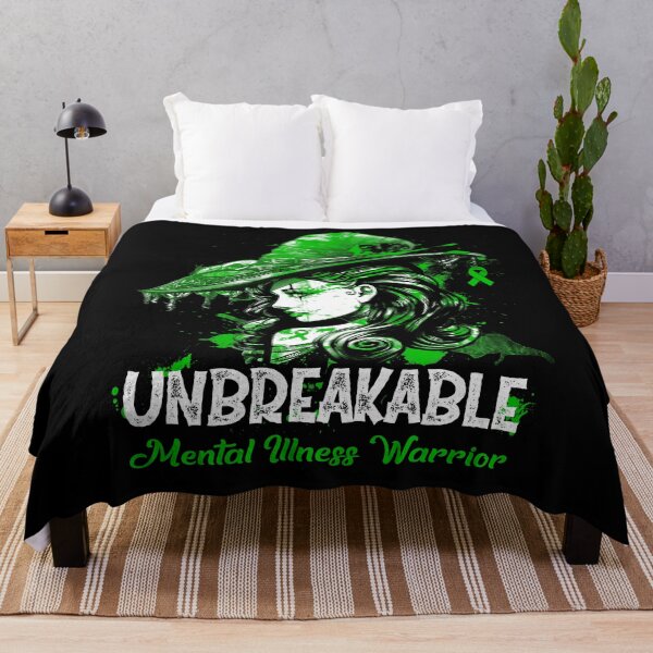 Item preview, Halloween Mental Illness Warrior Unbreakable designed and sold by tenjun16.