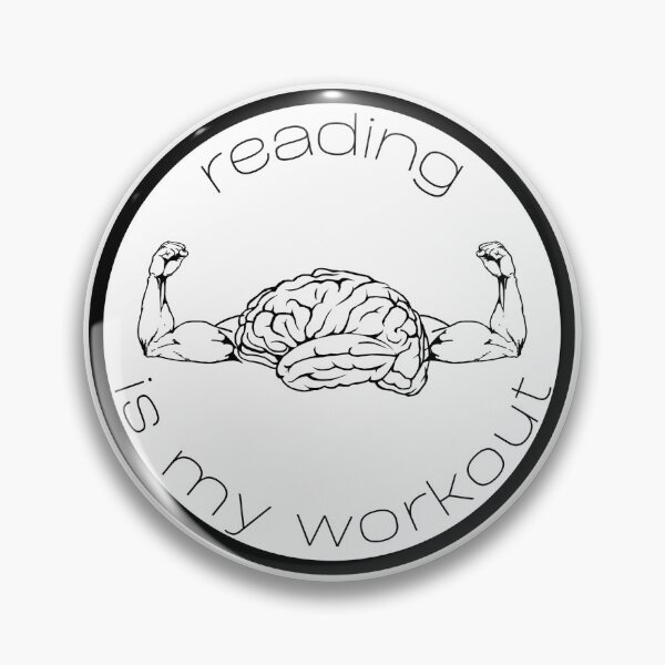Item preview, Reading is my workout; Strong brain design designed and sold by MadelineAlba.