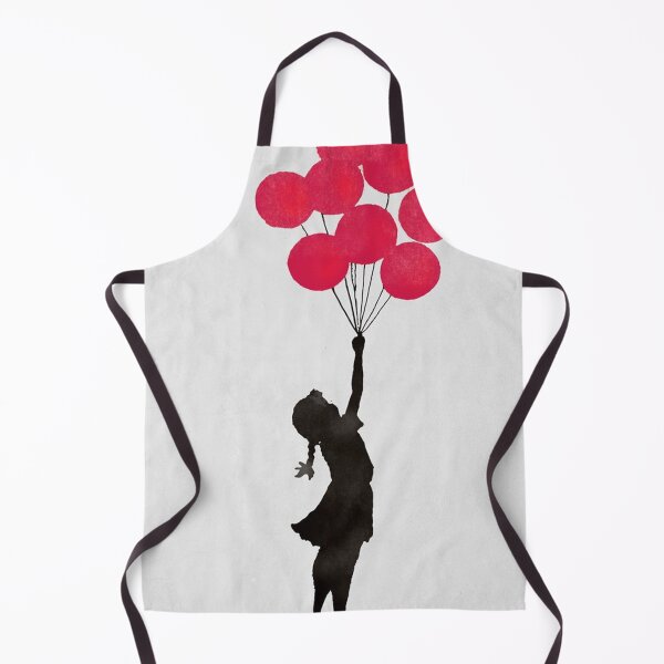 Item preview, Banksy - Floating Girl balloon red poster designed and sold by nachitastabi.