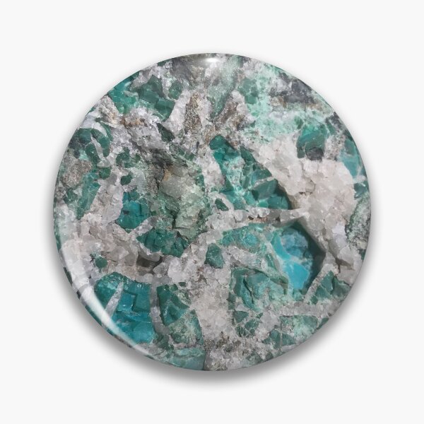 Item preview, Gem Chrysocolla in Quartz matrix designed and sold by jeannius.